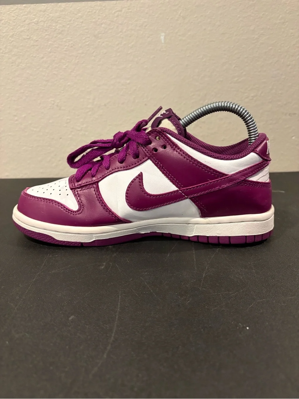 Nike Dunk Low Purple Viotech GS White Kids Shoes Youth Sz 4.5Y (FB9109-110)
